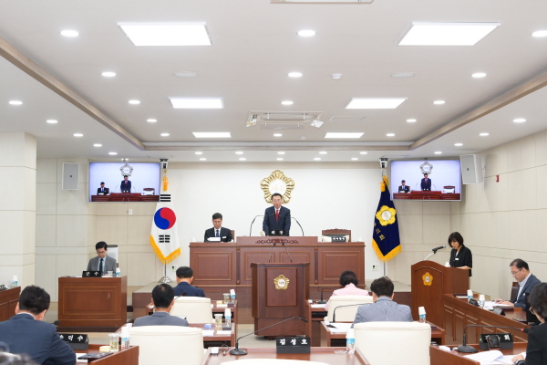 제9대 영덕군의회 마지막 정례회 개회
