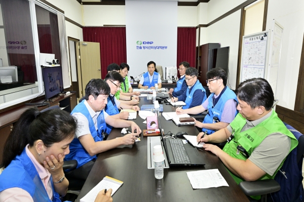 한울6호기 방사능방재 전체(불상)훈련 실시   
